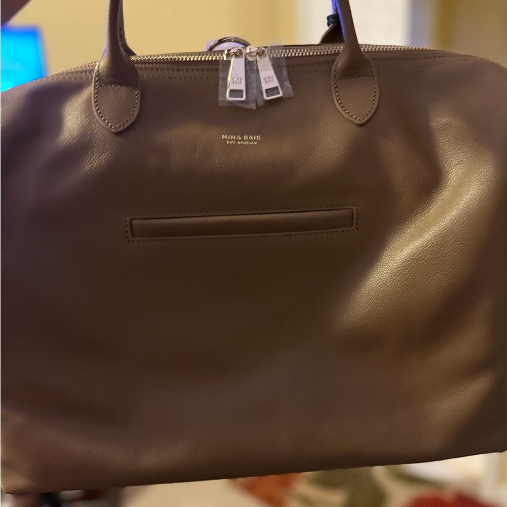 Mina Baie Emmy Midi LEATHER Teddy Color Bag/Backpack New With Tags!! - Picture 11 of 15